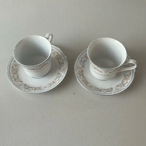 Vintage SILVERIE fine China cup and saucer 2pc set